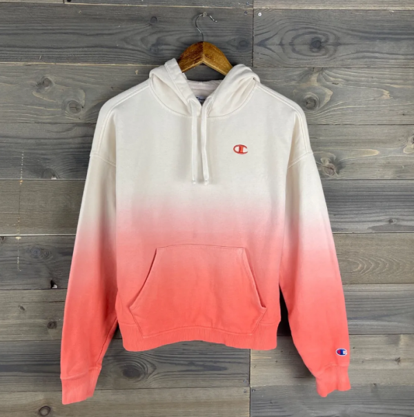 Hoodie Dip-dye Dua Warna